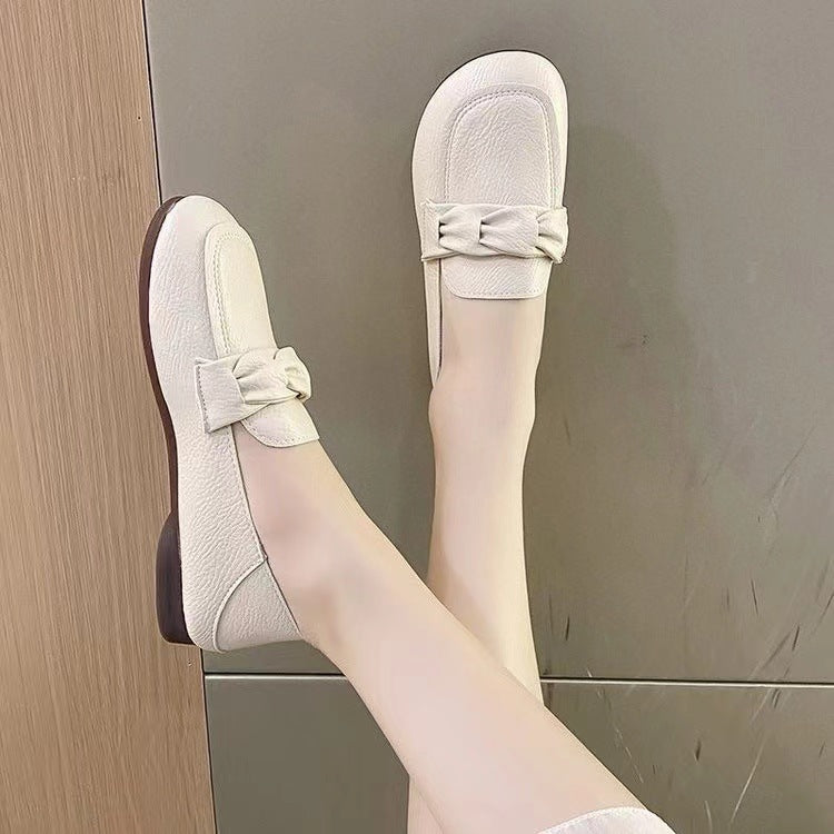 Soft-soled Slip-on Loafers For Spring And Fallperfect For Casual Wear With A Low Heel Or Flat Sole
