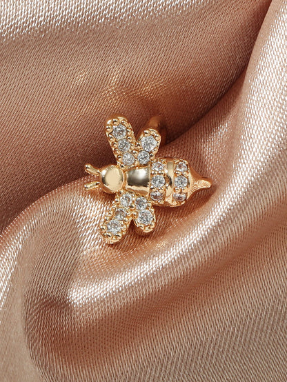 Exquisite Design Smart Little Bee Non-piercing Ear Clip