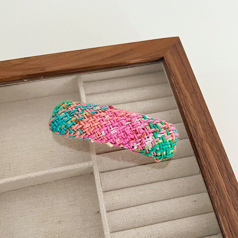 Retro Debutante Style Knotted Hair Hoop All-match Outing Barrettes BB Clip Hairpin