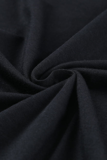 White Side Pockets Short Sleeve Tunic Top