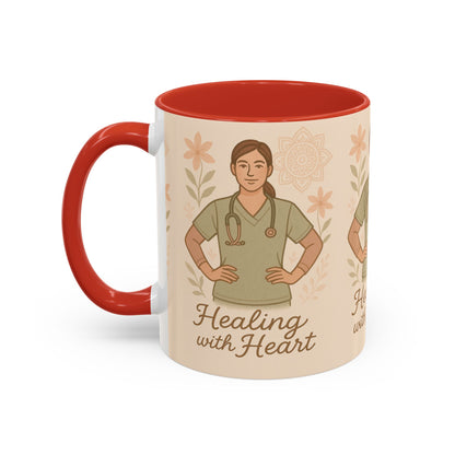 Mug Nursing Healing with Heart 11oz