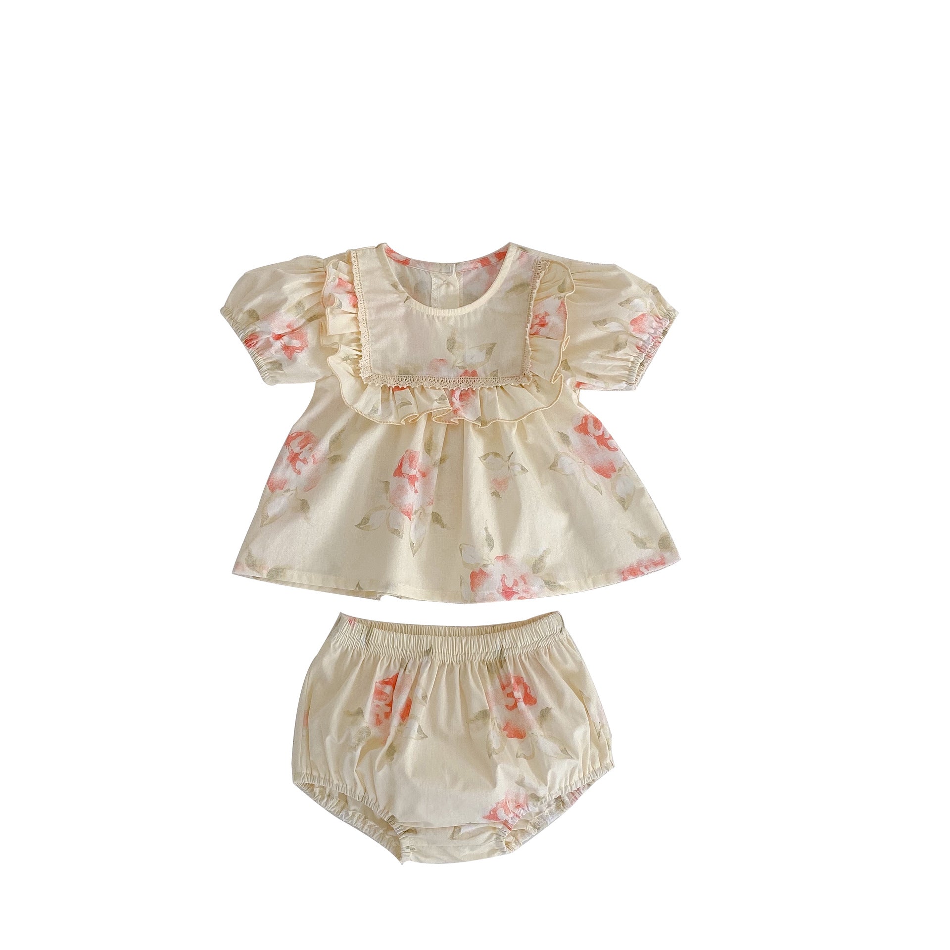 Summer Short-sleeved Top Shorts Suit