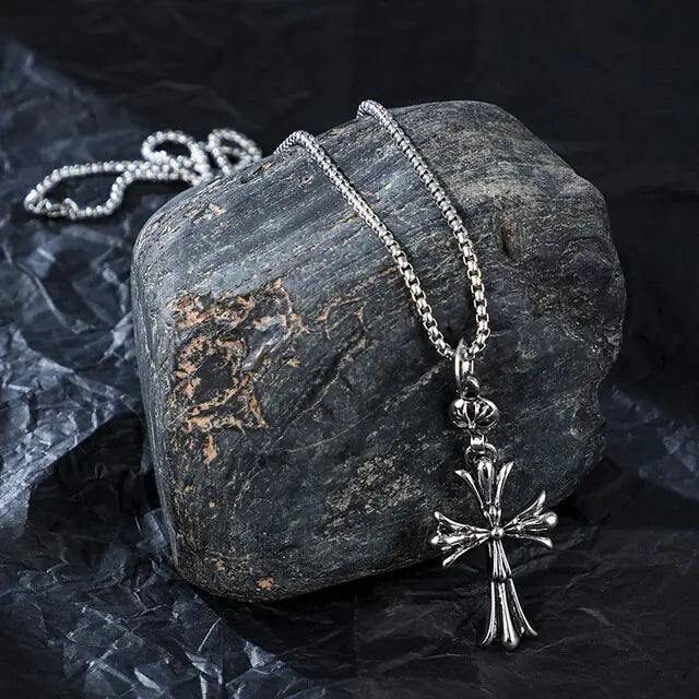 Gold Plated Cross Pendant Necklace