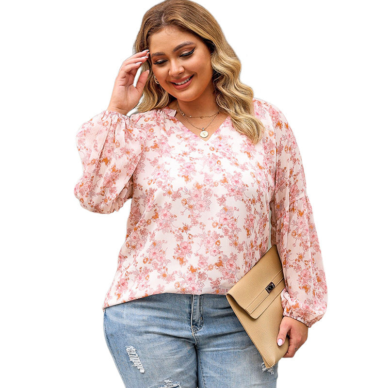 Long Sleeve Large Size Top For Women Autumn New