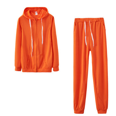 Women's Clothing Solid Color Hoodie Suit Sports