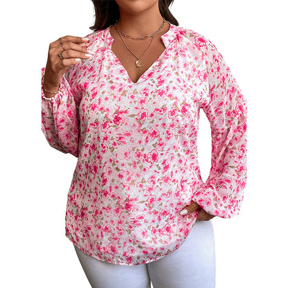 Long Sleeve Large Size Top For Women Autumn New