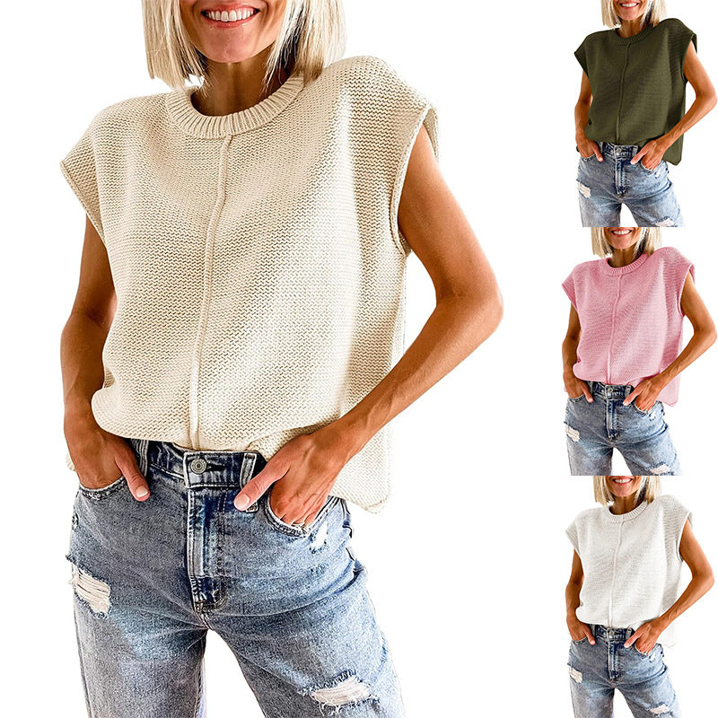 Casual Solid Color Sweaters Women's Clothing Top