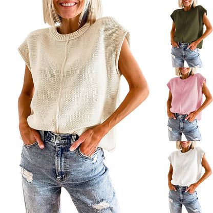 Casual Solid Color Sweaters Women's Clothing Top