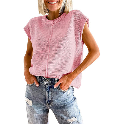 Casual Solid Color Sweaters Women's Clothing Top
