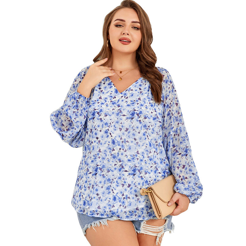 Long Sleeve Large Size Top For Women Autumn New