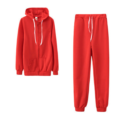 Women's Clothing Solid Color Hoodie Suit Sports