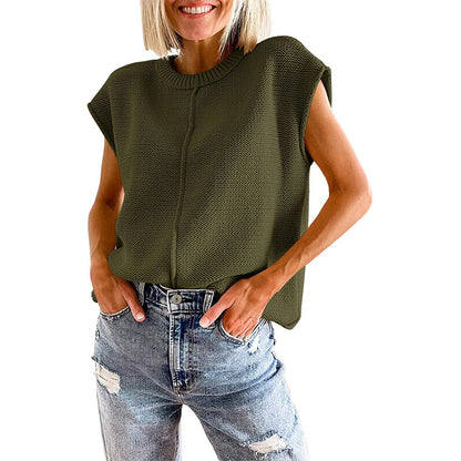 Casual Solid Color Sweaters Women's Clothing Top