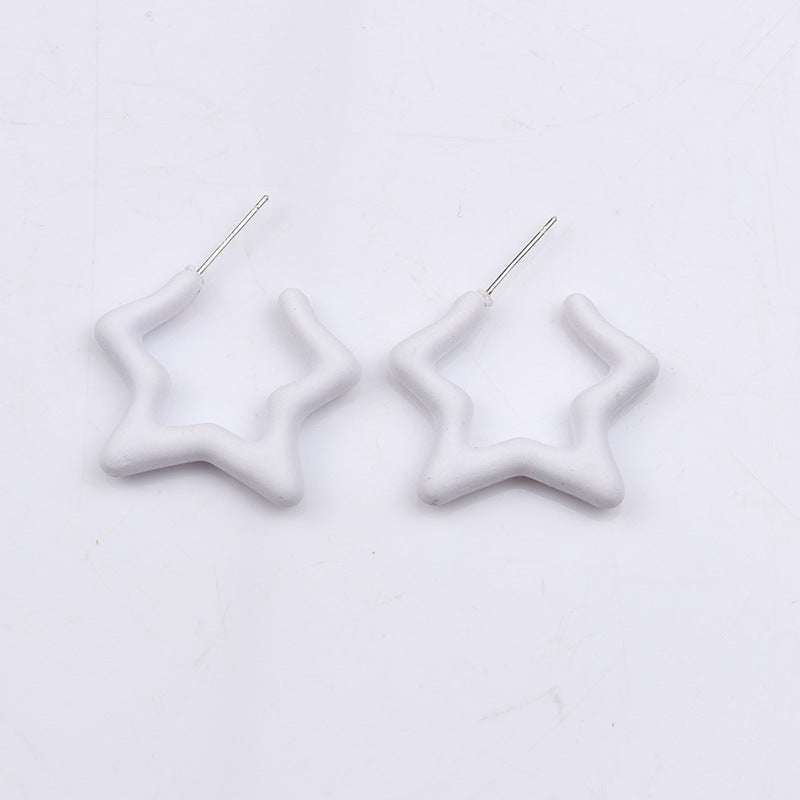 XINGX Set Acrylic Earrings Earrings Simple
