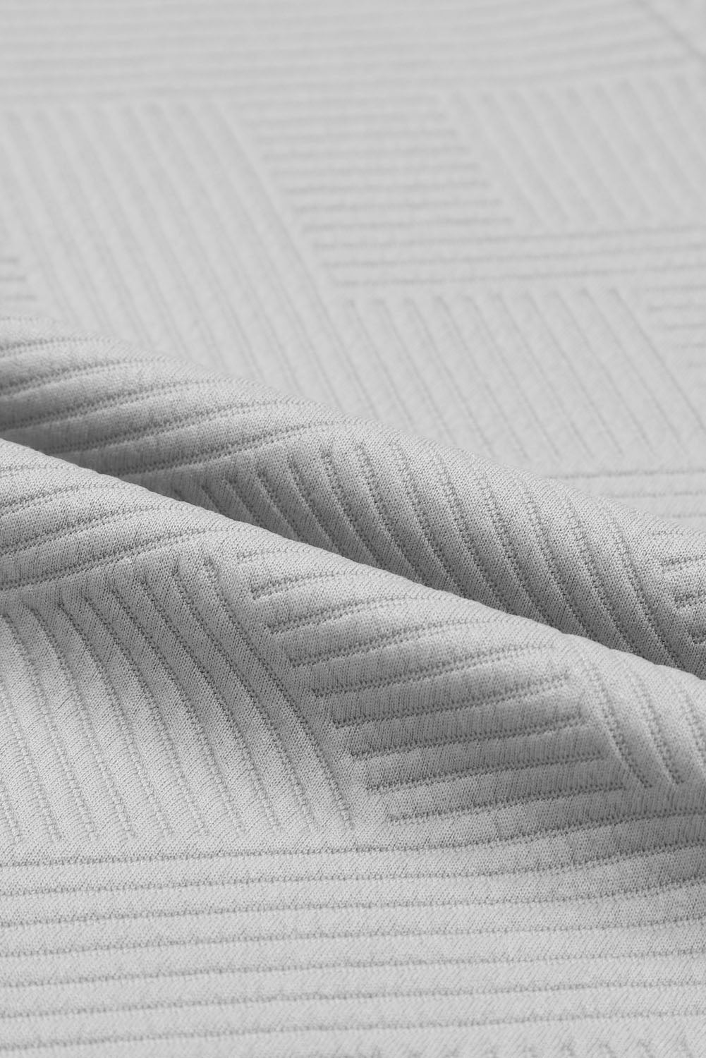 Multicolour Contrast Sleeve Color Block Pullover Shorts Textured Outfit