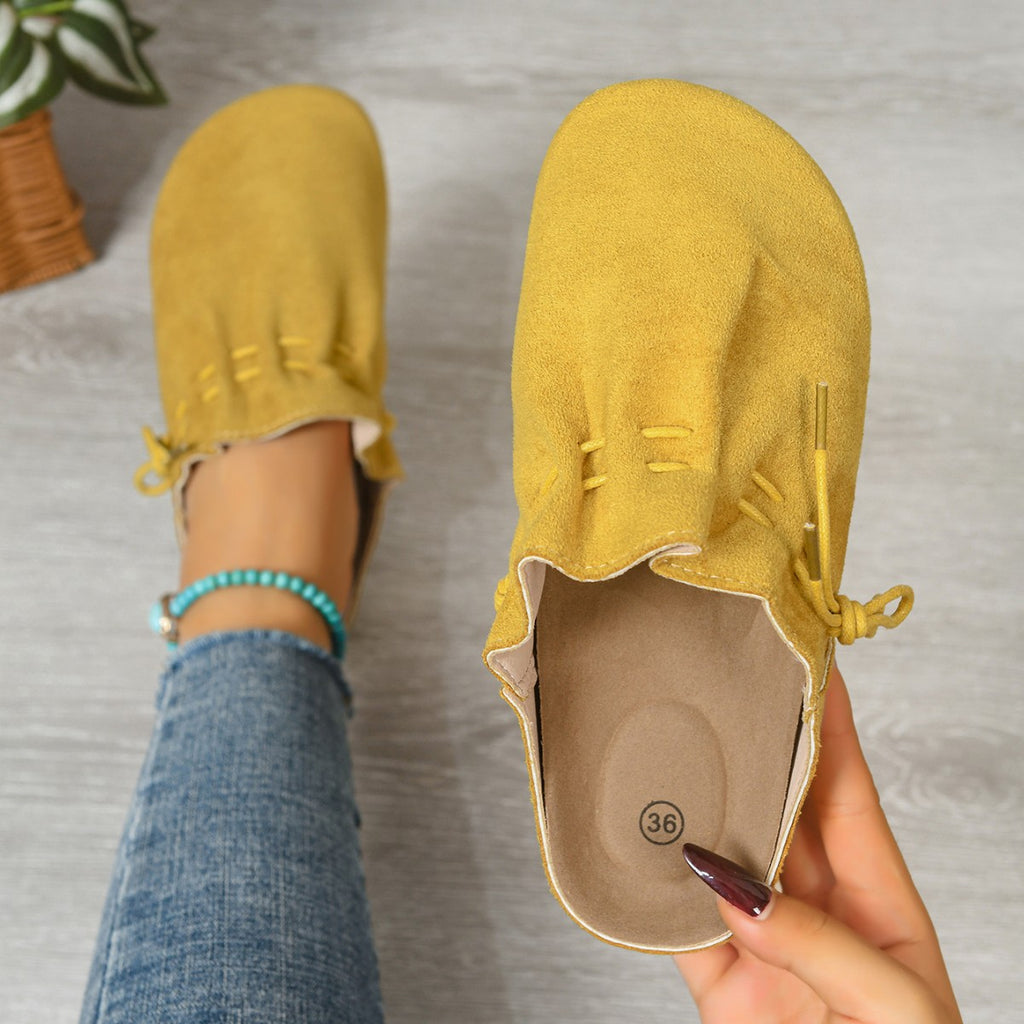 Stylish Minimalist Retro Casual Design Womens Slippers