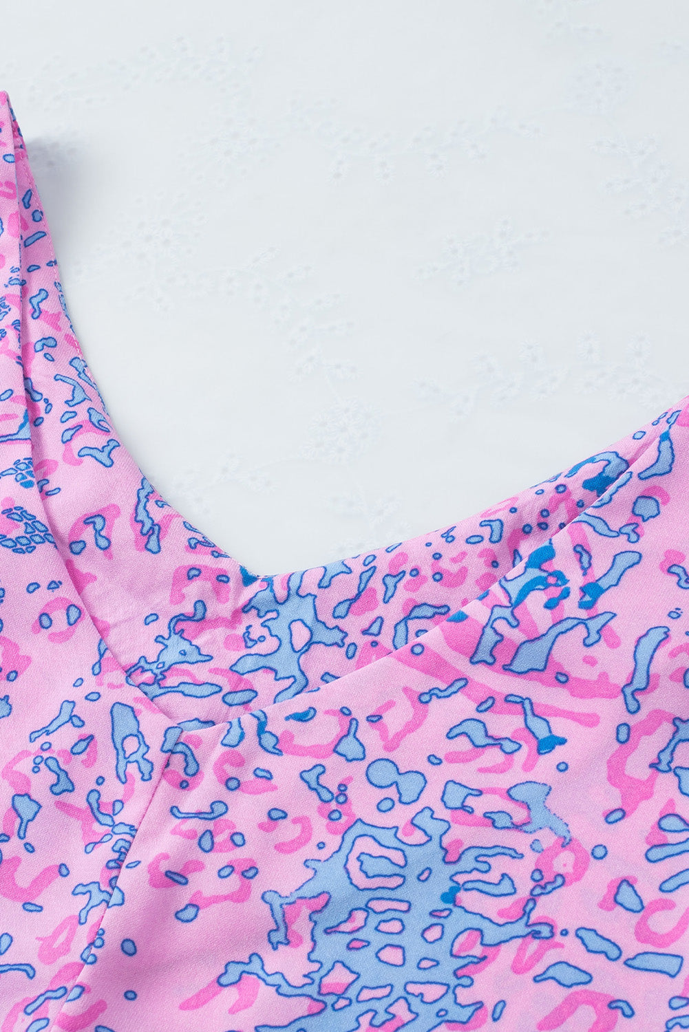 Purple Leopard Print Long Sleeve Shirt Dress