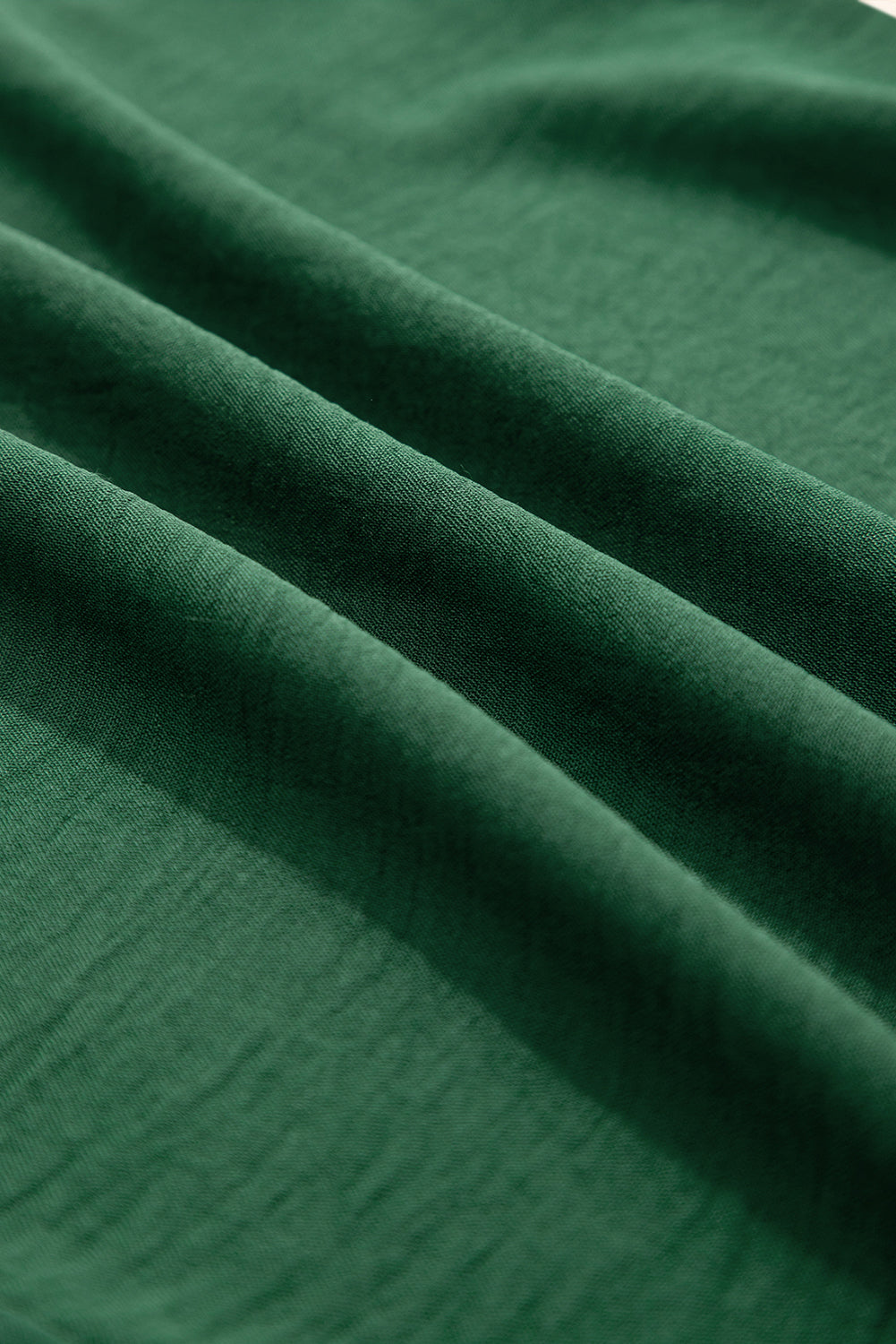 Pink Abstract Floral Painting Smocked Wide Leg Jumpsuit