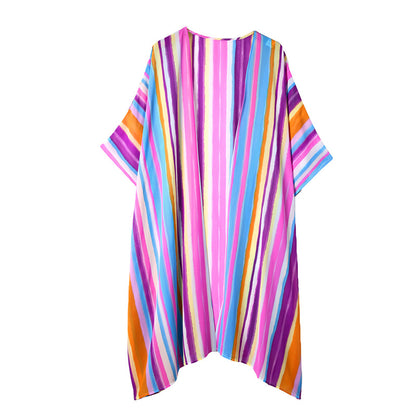 Women's Beach Cover-up Sun Protection Cardigan Loose Long