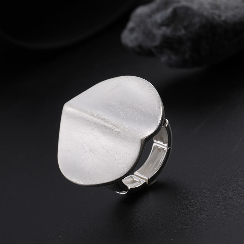 Elastic Metal Ladies Brushed Ring Wholesale