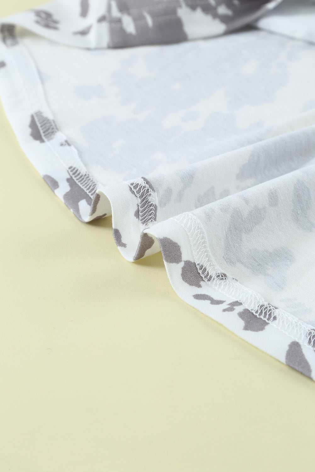 Brown Cow Print Racerback Tank Top