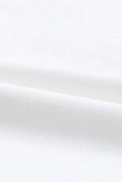 Black Floral Embroidered Ruffle Sleeve Shift Dress