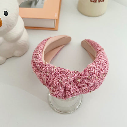Fashion Retro Type Classic Style Woolen Knotted Headband