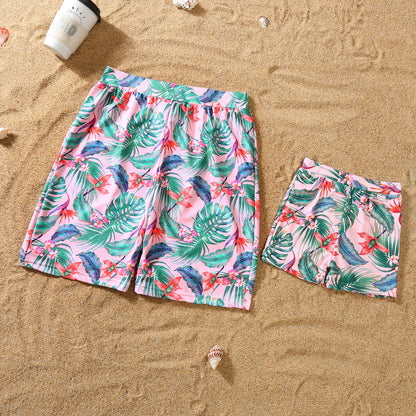 Family Parent-child Bikini Ruffled Swimsuit Suit