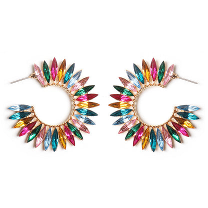 Women's SUNFLOWER Retro Female Earrings