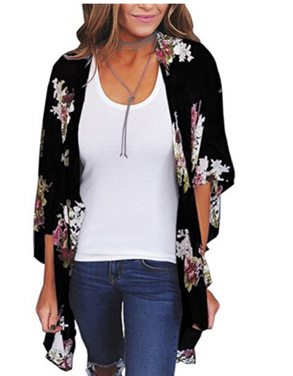 Digital Print Cardigan Sun Protection Clothing