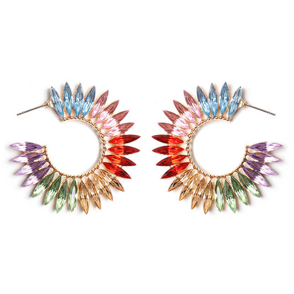 Women's SUNFLOWER Retro Female Earrings