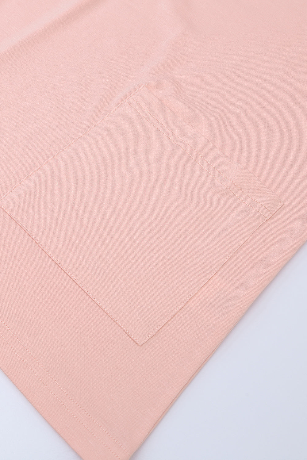 Khaki Side Pockets Short Sleeve Tunic Top