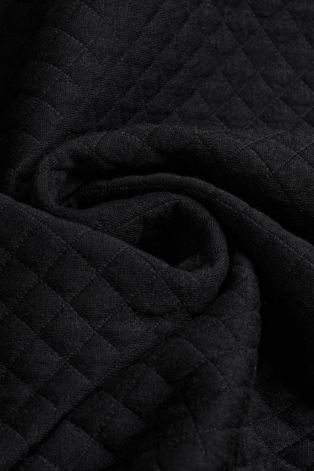 Green Color Block Patchwork Flap Pocket Quilted Shacket