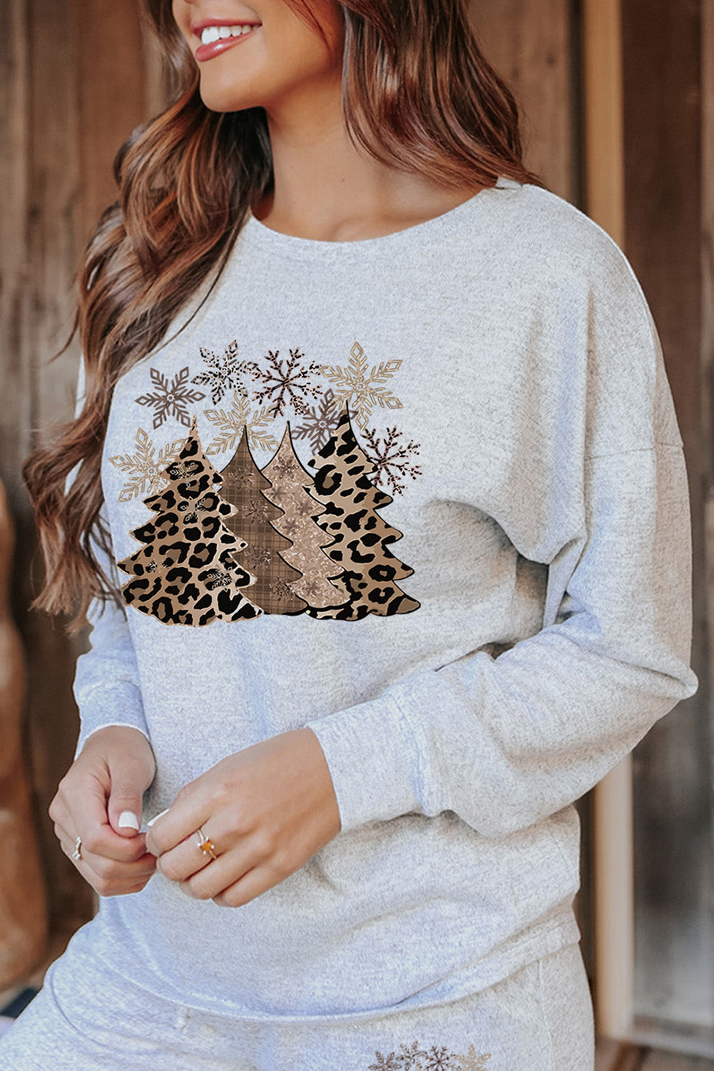 Spinach Green Long Sleeve Pullover and Jogger Pants Lounge Set