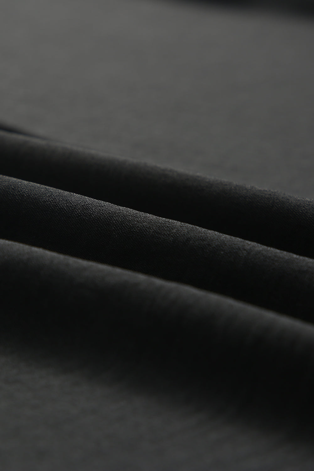 Chestnut Solid Shirred Cuffs Short Swing Dress