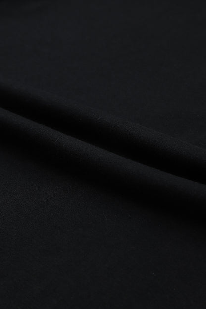 Orange Button Up High Waist Long Sleeve Dress