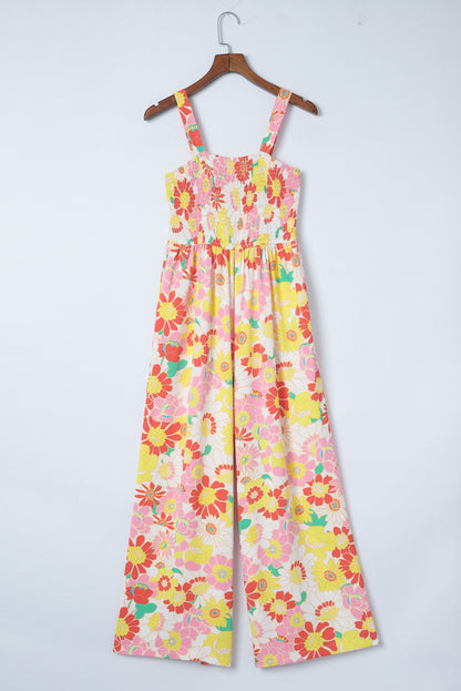 Purple Multicolor Stand Collar Flutter Sleeves Floral Top