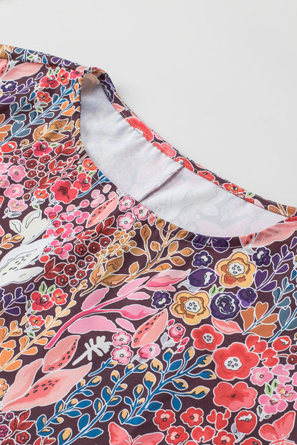 Pink Smocked Wrist Shift Top