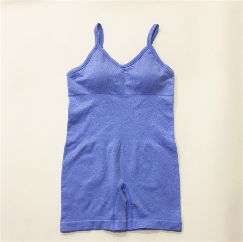 European And American Seamless Knitted Yoga Jumpsuit