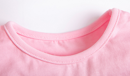 Children's Clothing Autumn New Girl Suit Rainbow Embroidery Hit Color Long-sleeved Children's Suit