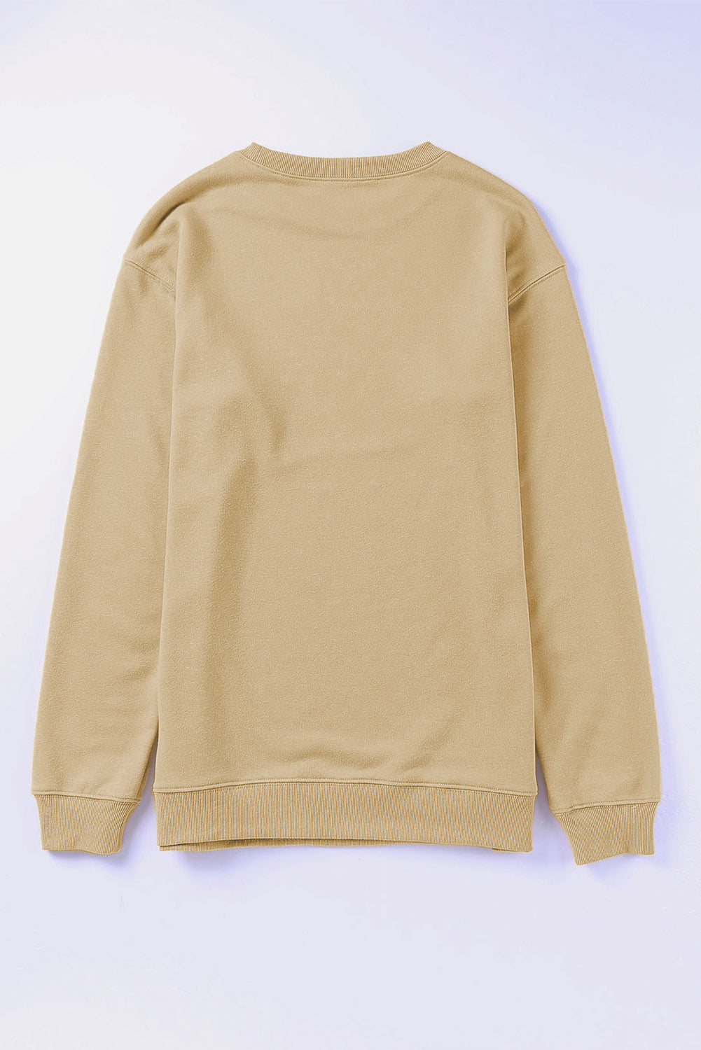 Pink AMEN Leopard Letter Print Oversized Pullover Sweatshirt