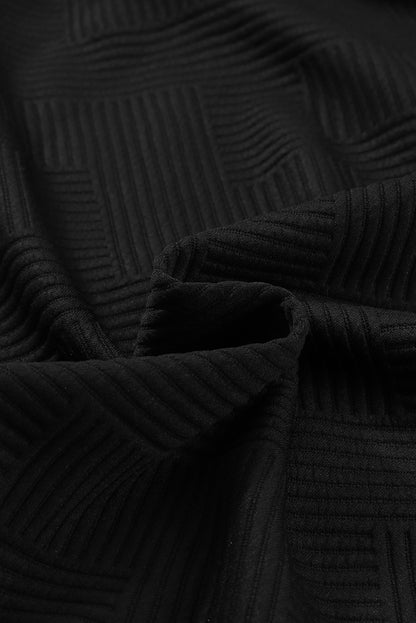 Beige Plus Size Textured Flap Pockets Jacket