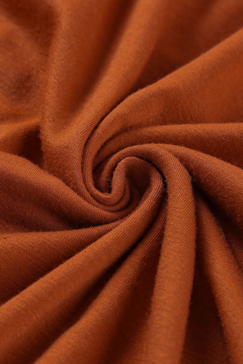 Orange Button Up High Waist Long Sleeve Dress