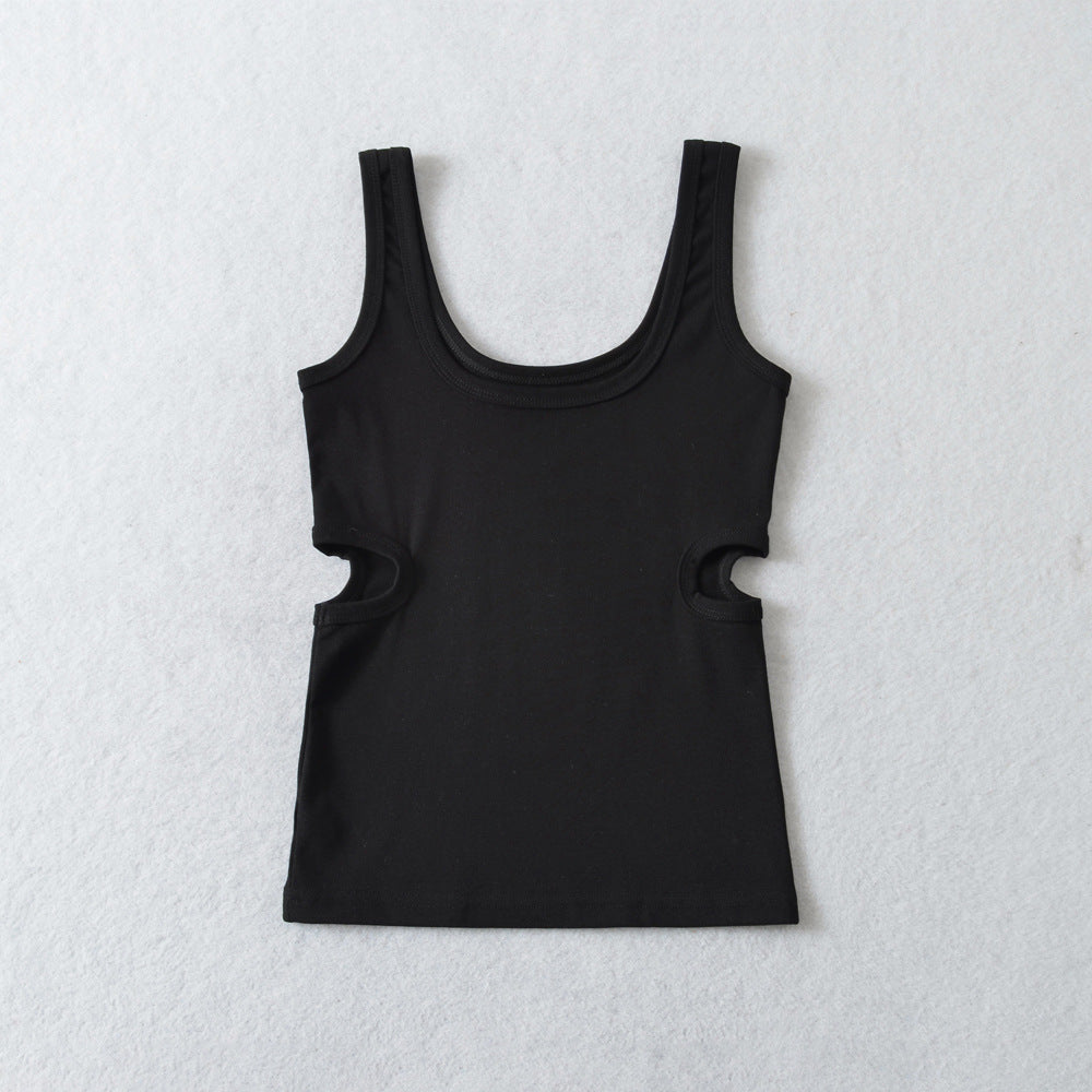 Holiday Casual Camisole With Holes On Both Sides