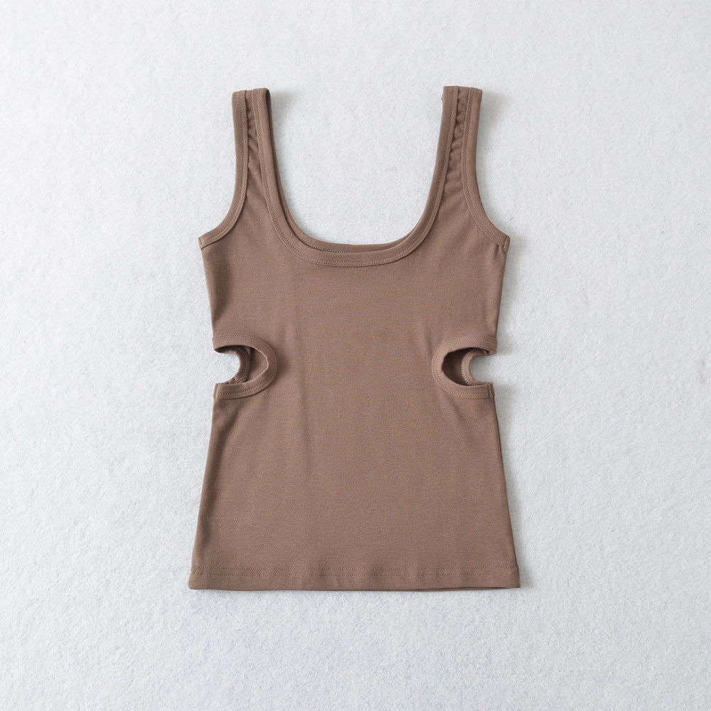 Holiday Casual Camisole With Holes On Both Sides