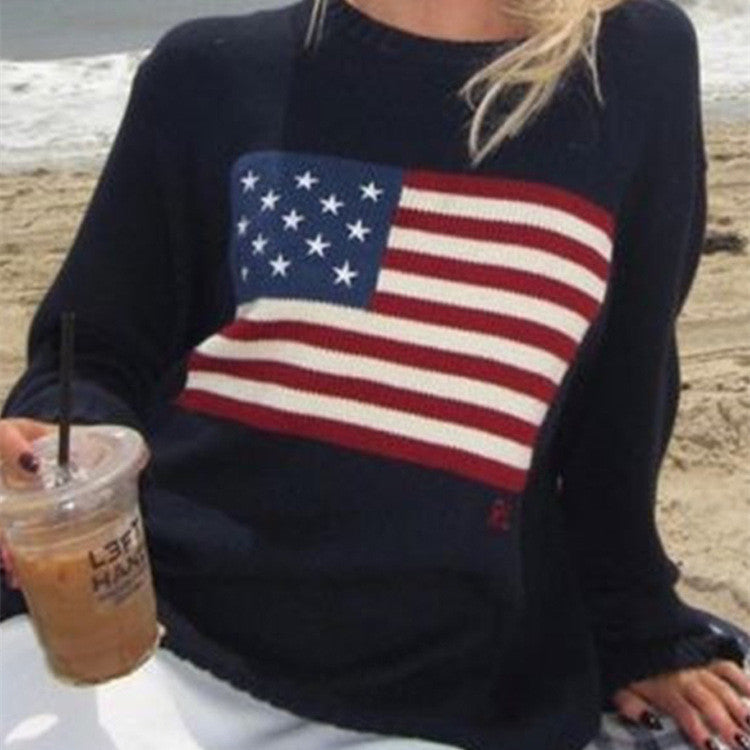 Loose Oversized Knitted Cotton Sweater