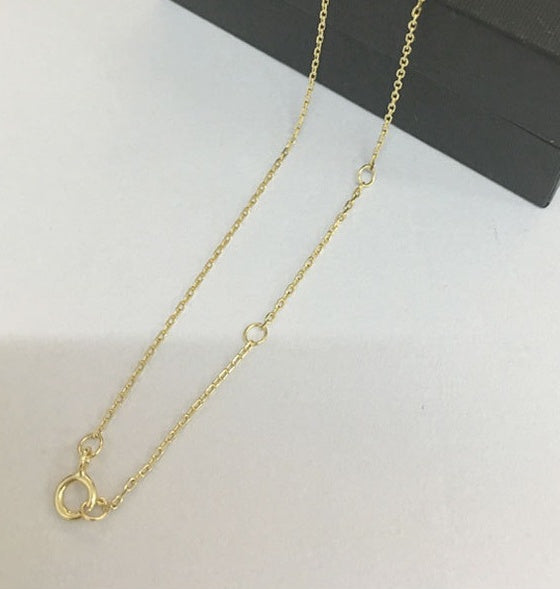 Women's S925 Silver Crystal Leaf Necklace