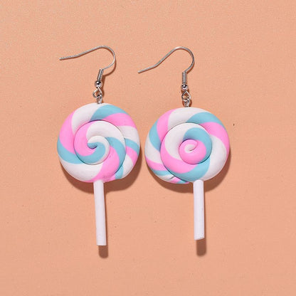Colorful Lollipop Earrings