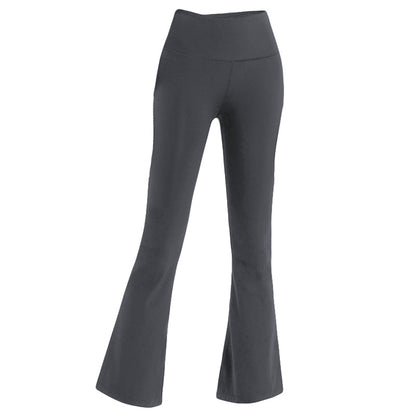 Female Bell-bottom Pants High Waist Tight Sports Yoga Pants