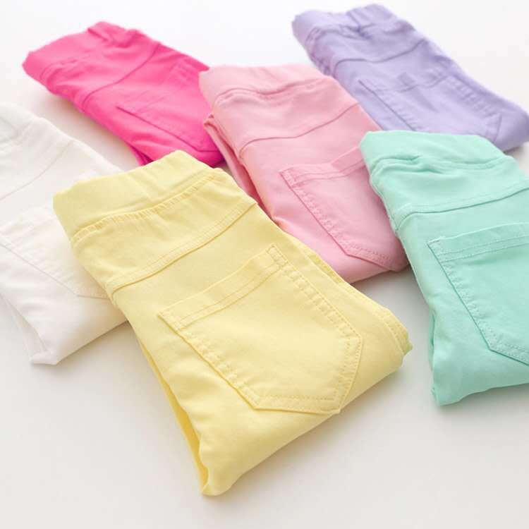 Pencil Pants Slim Fit All-match Stretch Children's Casual All-matching