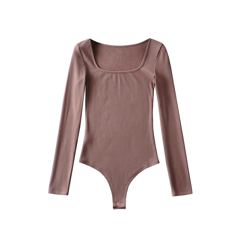 Early Spring Brushed Versatile T-shirt Jumpsuit